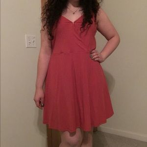 Coral dress